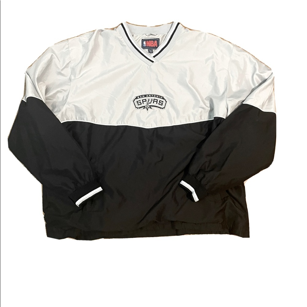 Mens XXL Spurs Varsity WindBreaker